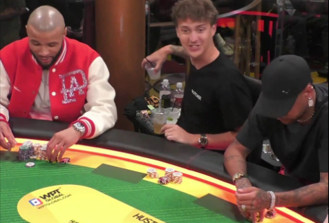 Neymar, Ryan Garcia, and Jimmy Butler of the NBA Play Poker Together at Hustler Casino