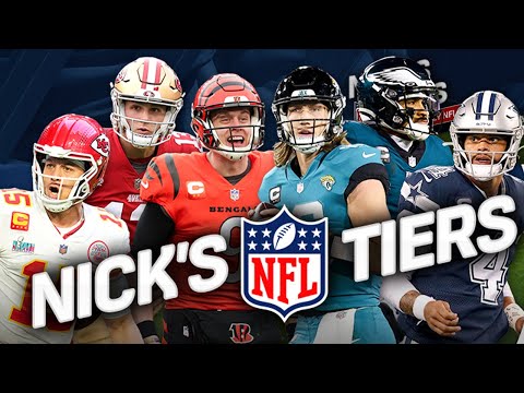 Cowboys, 49ers sit below Chiefs, Bears ranked below Bucs in Nick's Tiers | First Things First.....